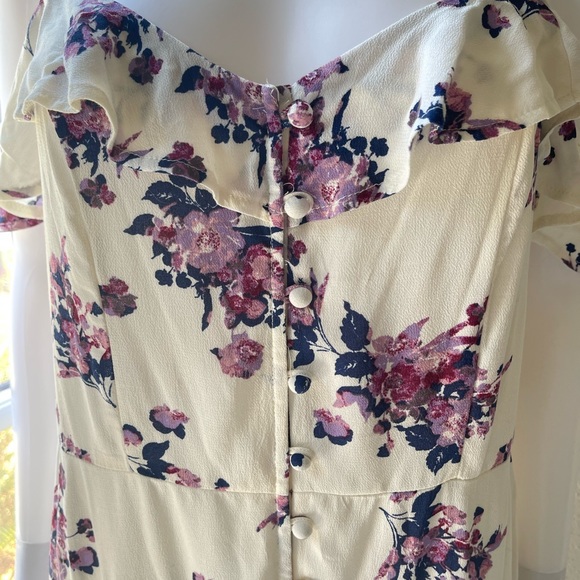 Xhilaration ruffle floral maxi dress - Picture 7 of 12